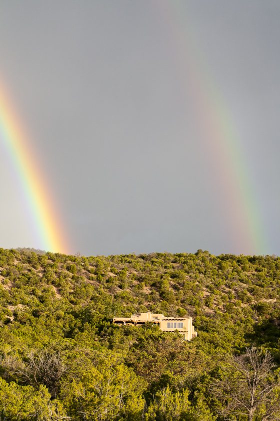 double rainbow, New Mexico